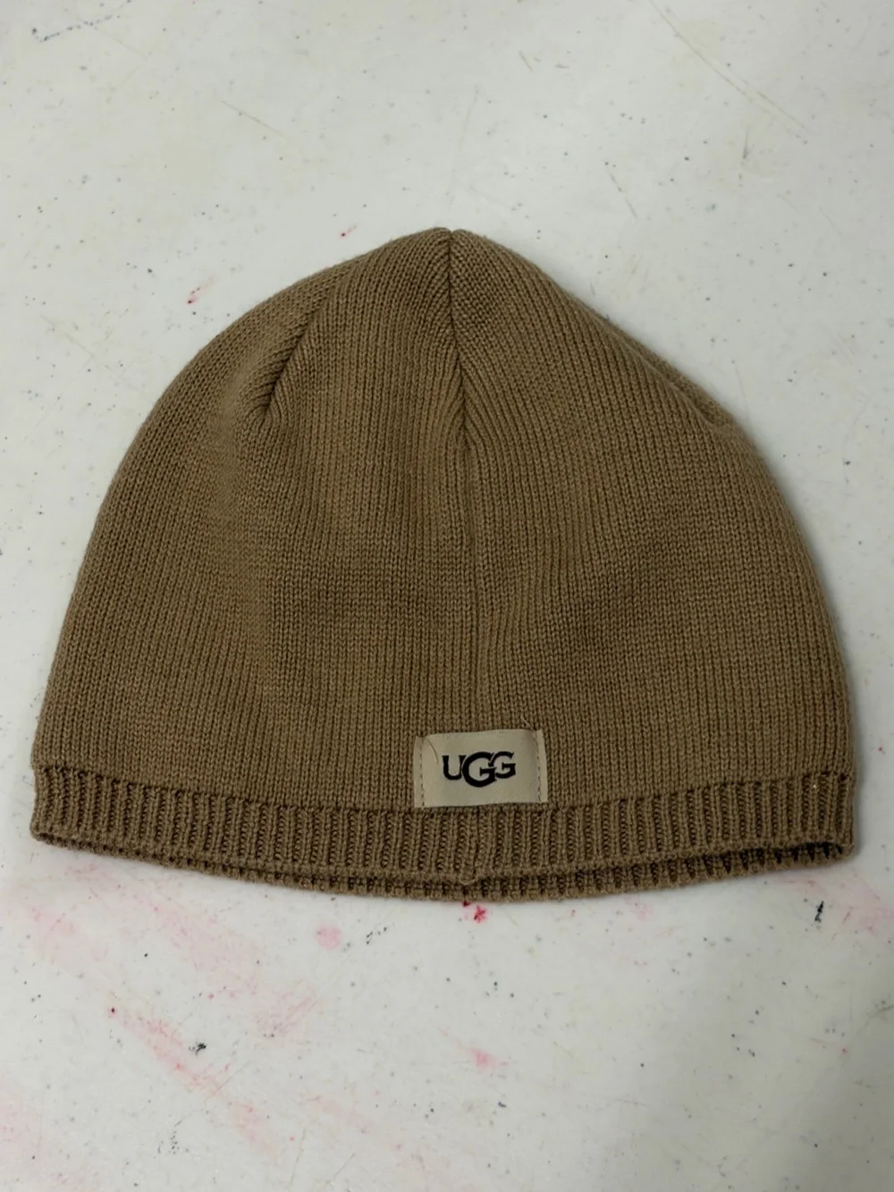UGG Kids Ribbed Knit Beanie - Brown